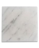 Carrara White Marble 4x4 Tile Polished