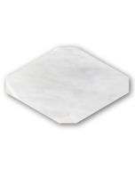 Carrara White 4x8 Rhomboid Long Octagon Tile Polished