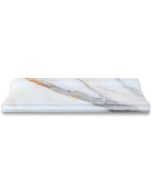 Calacatta Gold Marble 4x12 Plaza Trim Molding Honed