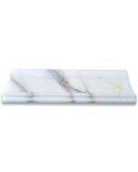 Calacatta Gold Marble 4x12 Plaza Trim Molding Polished