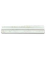 Calacatta Gold Marble 2x12 Chair Rail Bullnose Trim Molding Polished