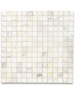 Calacatta Gold Marble 3/4x3/4 Square Mosaic Tile Polished