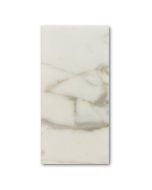 Calacatta Gold Marble 3x6 Subway Tile Honed