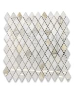 Calacatta Gold 1x1-7/8 Rhomboid Diamond Mosaic Tile Polished