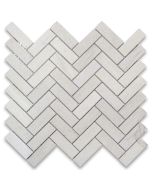 Moleanos Beige 1x3 Herringbone Mosaic Tile Honed