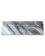 Bardiglio Gray Marble 4x12 Baseboard Crown Molding Polished