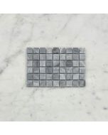 (Sample) Bardiglio Gray Marble 5/8x5/8 Square Mosaic Tile Honed