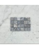 Bardiglio Gray 1x1 Square Mosaic Tile Honed