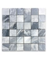 Bardiglio Gray 2x2 Square Mosaic Tile Honed