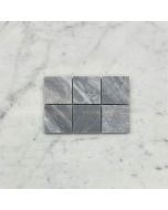 Bardiglio Gray 2x2 Square Mosaic Tile Honed