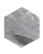 Bardiglio Gray 6 inch Hexagon Tile Honed