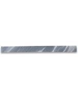 Bardiglio Gray Marble 1x12 Border Strip Liner Tile Honed