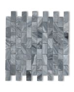 Bardiglio Gray 1x2 Medium Brick Mosaic Tile Polished