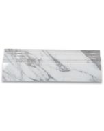 Statuary White Marble 4x12 Baseboard Crown Molding Polished