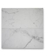 Statuary White Marble 12x24 Tile Honed