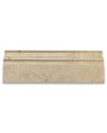 (Sample) Crema Marfil Marble 4x12 Baseboard Crown Molding Polished