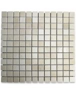 Crema Marfil 1x1 Square Mosaic Tile Polished