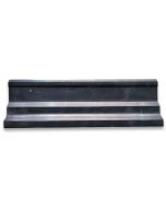 Nero Marquina Black Marble Large Cap Crown Square Edge Trim Molding Polished