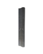 Nero Marquina Black Marble 2x12 Chair Rail Bullnose Trim Molding Honed