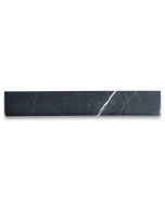 Nero Marquina Black Marble 6x36 Transition Saddle Threshold Single Beveled Tile Polished