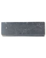 Nero Marquina Black Marble 4x12 Baseboard Trim Molding Honed