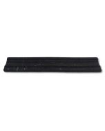 Nero Marquina Black Marble 2x12 Chair Rail Trim Molding Polished