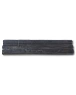 Nero Marquina Black Marble 2-1/2x12 Chair Rail Trim Molding Polished