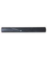 Nero Marquina Black Marble 1x12 Quarter Round Covering Edge Pencil Liner Trim Molding Polished