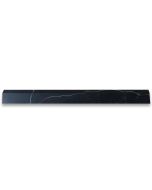Nero Marquina Black Marble 1-1/8x12 Beveled Pencil Edging Trim Molding Honed