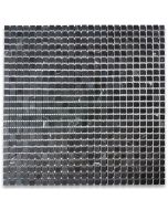 Nero Marquina Black Marble 3/8x3/8 Square Mosaic Tile Polished