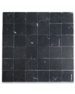 Nero Marquina 2x2 Square Mosaic Tile Honed