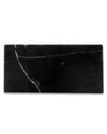 Nero Marquina Black Marble 3x6 Subway Tile Honed