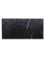 Nero Marquina Black Marble 6x12 Subway Tile Polished