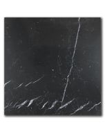 Nero Marquina Black Marble 24x24 Tile Polished