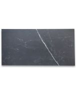 Nero Marquina Black Marble 9x18 Subway Tile Honed