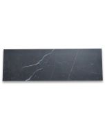 Nero Marquina Black Marble 4x12 Tile Honed