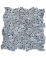 Indian Green Marble River Rocks Pebble Stone Mosaic Tile Tumbled