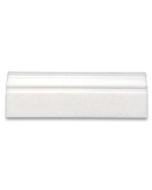 Thassos White Marble 4x12 Baseboard Crown Molding Honed