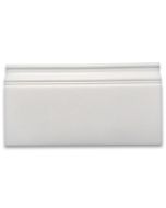 Thassos White Marble 6x12 Skirting Baseboard Trim Molding Polished