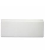 (Sample) Thassos White Marble 5x12 Baseboard Trim Molding Honed