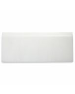 Thassos White 5x12 Baseboard Trim Molding Polished