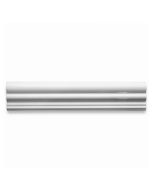 Thassos White 2-1/2x12 Chair Rail Trim Molding Polished