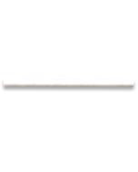 Thassos White Marble 5/8x12 Pencil Liner Trim Molding Honed