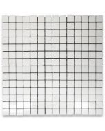 Thassos White Marble 3/4x3/4 Square Mosaic Tile Polished