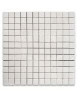 Thassos White Marble 1x1 Square Mosaic Tile Honed