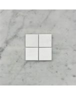 (Sample) Thassos White Marble 2x2 Square Mosaic Tile Honed