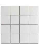 Thassos White Marble 3x3 Square Mosaic Tile Polished