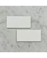 (Sample) Thassos White Marble 3x6 Subway Tile Honed