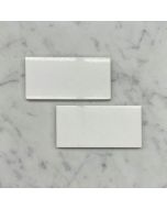 (Sample) Thassos White Marble 3x6 Subway Tile Polished