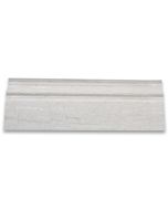 Athens Silver Cream Marble 4x12 Baseboard Crown Molding Polished